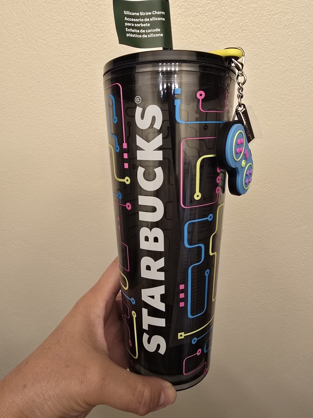 NWT Starbucks LATAM 2026 Videogame Circuit Design Tumbler 24 Oz